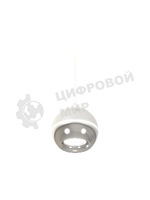 Светильник Ambrella XP1104001 PSL/SWH серебро полированное/белый песок MR16 GU5.3 LED 3W 4200K (A2301, C1104, N7012)