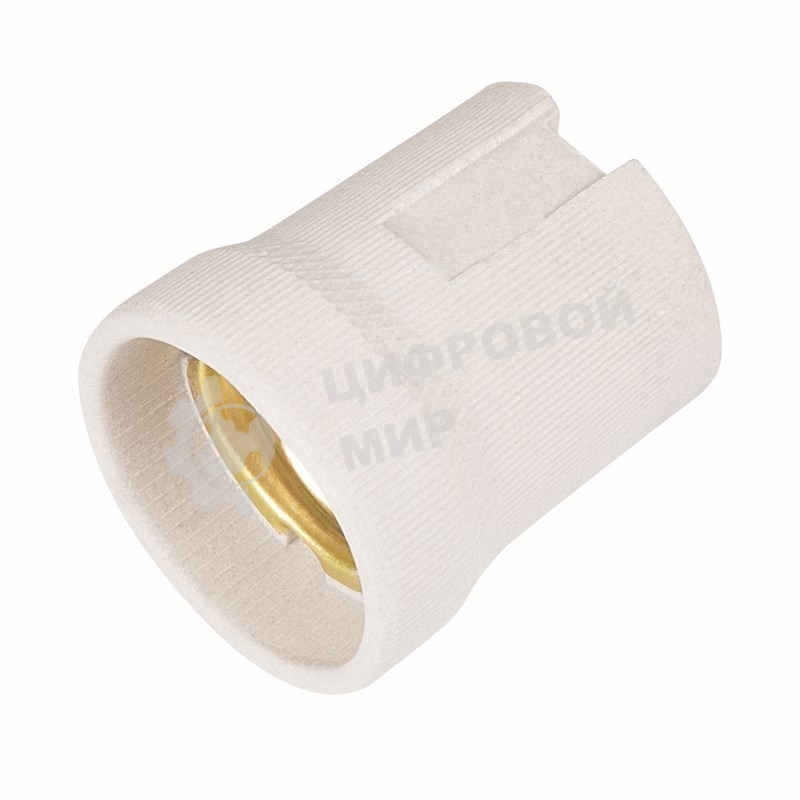 Патрон керамический E27 Rexant с этикеткой