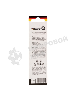 Сверло по металлу Kranz 4,0 мм HSS (1 шт. в упаковке) DIN 338