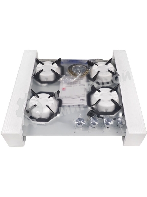 Газовая варочная панель Maunfeld EGHG.64.2CW/G белый