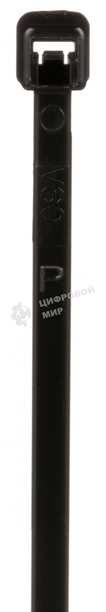 Стяжка пластиковая Panduit PLT2M-M30 203x2.5 мм (упак: 1000 шт) нейлон погодостойкий внешний (-60/+115) черный