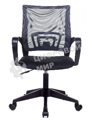 Кресло Бюрократ CH-695NLT темно-серый/черный, сетка/ткань, 120 кг, механизм качания