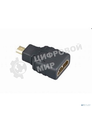 Переходник Gembird Переходник HDMI-microHDMI 19F/19M, золотые разъемы, пакет