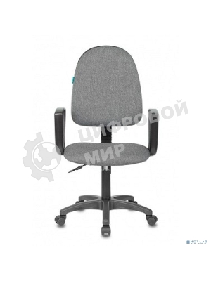 Кресло Бюрократ CH-1300N/3C1 серый, экокожа, 120 кг, механизм качания