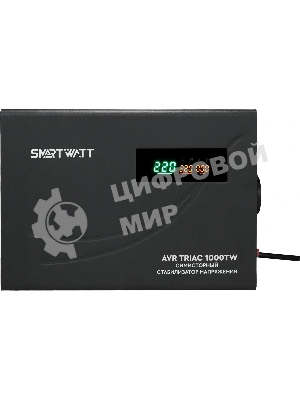 Стабилизатор напряжения Smartwatt AVR Triac 1000TW 1000ВА черный