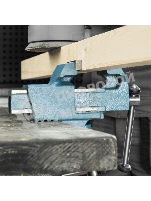 Тиски слесарные, 63 мм, крепление для стола, винтовой зажим (Глазов)