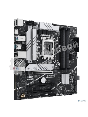 Материнская плата ASUS PRIME B760M-A-CSM, Socket LGA 1700, Intel B760, 4xDDR5, 4xSATA, 2xM.2, 1xPCIe 4.0 x16, 1xPCIe 4.0 x4, 2xHDMI, 1xDP, 1x 2.5Gb LAN, 2xUSB-A 3.1, 4xUSB-A 2.0, 3x3.5 мм, 7.1, mATX