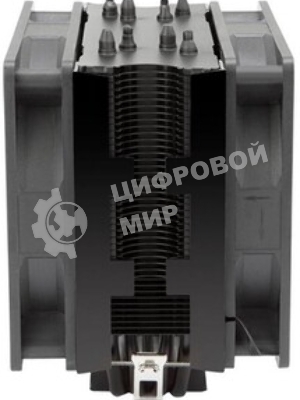 Кулер для процессора Alseye S120D-B черный, 120 мм, алюминий/медь, 1700 об/мин, 38.8 дБ, 4 pin, 135 Вт, 153 мм