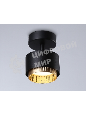 Светильник Ambrella light TN71282  BK/GD черный/золото GX53 max 12W D95*137