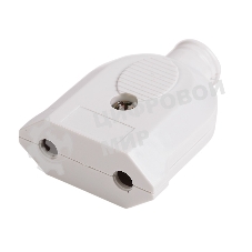 Розетка разборная Rexant без з/к 10А плоская белая