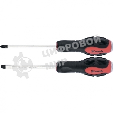 Набор ударных отверток Matrix 2шт. PH2x100, SL6x100 CrV