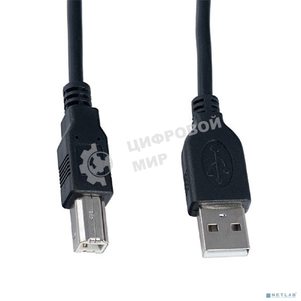 Кабель PERFEO USB2.0 A вилка - В вилка, длина 5 м. (U4104)