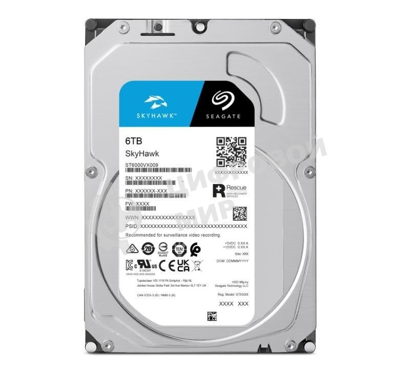 Жесткий диск Seagate ST6000VX008 SATA 6Tb 5400RPM 6Gb/S 256MB