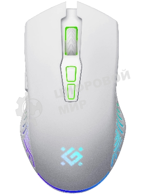 Мышь беспроводная Defender Pandora GM-502 белый, 3200 dpi, радиоканал, USB, кнопки - 7