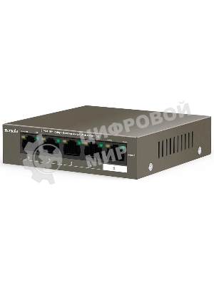 Коммутатор Tenda TEF1105P-4-63W 5PORT 10/100M