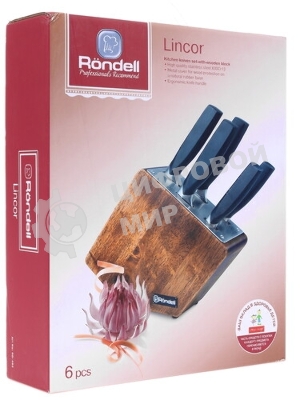 Набор ножей 6 предм. Rondell Lincor RD-482