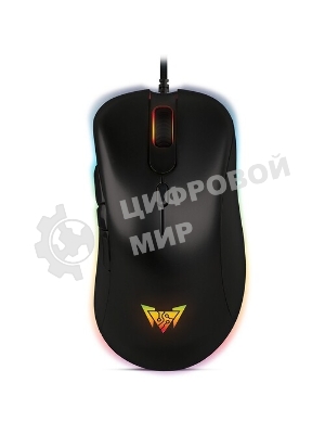 Мышь проводная Crown CMGM-904 черный, 7000 dpi, USB, кнопки - 7