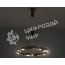 Подвесной светодиодный светильник Ambrella light FL5846/1+3 GD золото 40W 3000K/4200K/6400K D600*1200 (без ПДУ)