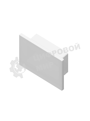 Заглушка для профиля GP8350 WH белый 15.7*12