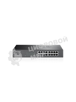 Коммутатор сетевой TP-Link SMB TL-SG1016DE 16-Port Gigabit Easy Smart Switch, 16 10/100/1000Mbps RJ45 ports, MTU/Port/Tag-based VLAN, QoS, IGMP Snooping