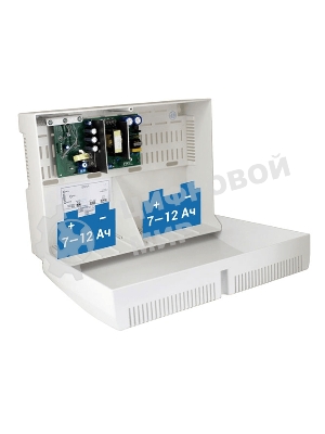 Источник питания СКАТ-1200И7 12В 5А корпус под АКБ 2х12Ач холодный пуск СС ТР ПБ SKAT-1200I7 power supply 12V 5A case for 2x12Ah battery cold start SS TR PB