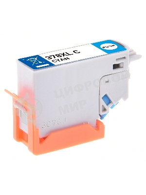 Картридж струйный Cactus CS-EPT3792 378XL голубой (12 мл) для Epson Expression Photo XP-8500/XP-8505/XP-15000