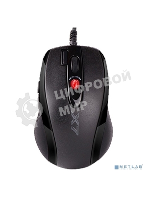 Мышь проводная A4Tech X-710MK черный, 2000 dpi, USB, кнопки - 7