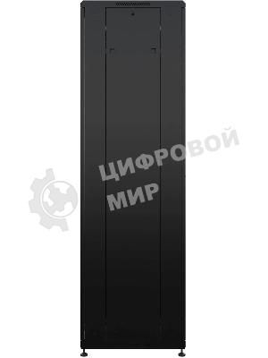 Шкаф коммутационный NTSS Премиум (NTSS-R42U6060GS-BL) напольный 42U 600x600мм пер.дв.стекл металл 900кг черный 510мм 86кг 1987мм IP20 сталь
