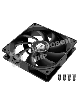 Вентилятор для корпуса ID-Cooling FL-12025K черный 120мм 1250rpm 21db 3-pin