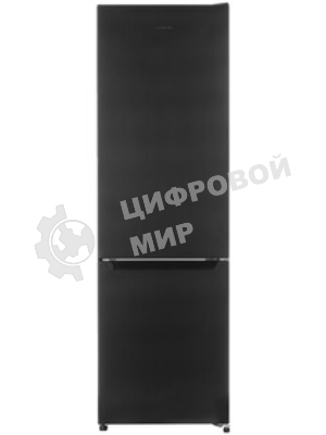 Холодильник Maunfeld MFF176SFSB черный двухкамерный 188/75л морозилка снизу, ручная разморозка