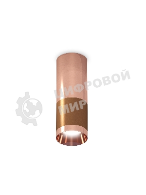 Светильник Ambrella Light XS6304090 SCF/PPG кофе песок/золото розовое полированное MR16 GU5.3 (C6304, C6326, A2010, N6135)