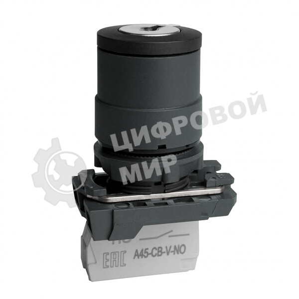 Переключатель OptiSignal D22 C5-SK-21 с ключем 2 поз пластик 1НО XB5AG21