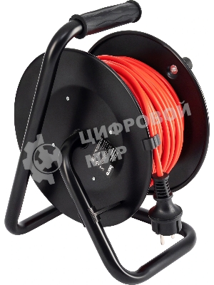 Сетевой удлинитель Buro BU-PSR4.30/G-16 30м (4 розетки) оранжевый (коробка)