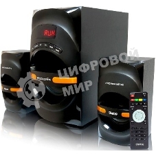 Акустическая система Dialog Progressive AP-210B BLACK 2.1, 30W+2*15W RMS, Bluetooth, USB+SD reader