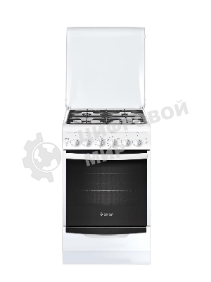 Плита газовая Gefest ПГ 5100-02 белый, конфорок 4 шт, духовка 52 л, 50 см x 85 см x 58.5 см