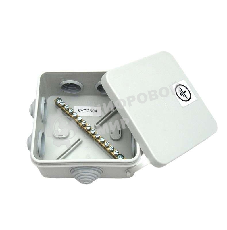 Коробка распределительная ОП 100х100х50 IP55 для уравн. потенциалов HEGEL КУП2604-И