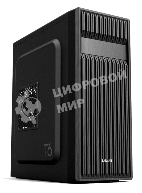 Компьютерный корпус Zalman ZM-T6 черный без БП ATX 1xUSB 2.0 1xUSB 3.0 audio bott PSU
