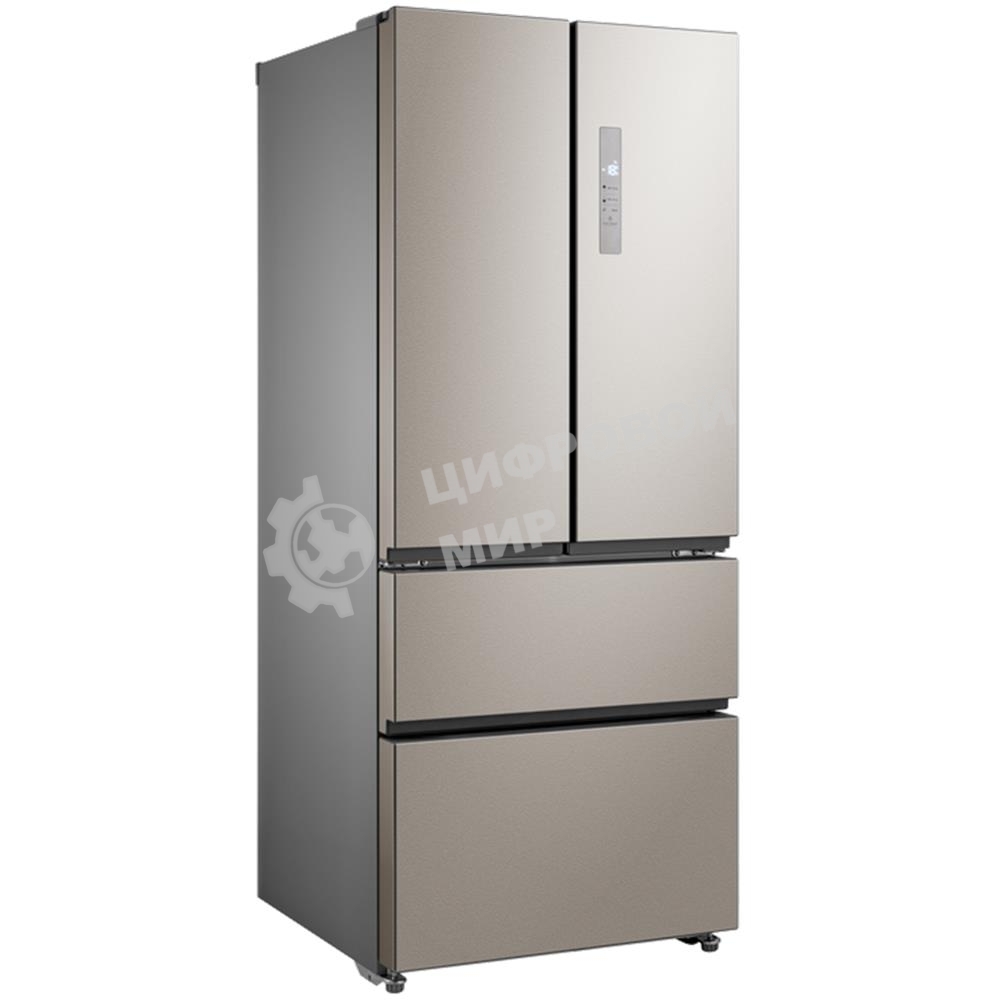 Холодильник Бирюса FD 431 I нержавеющая сталь трехкамерный 244/147 л морозилка снизу