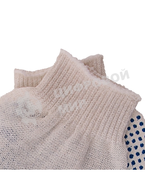 Перчатки трикотажные, с ПВХ точкой, 10 класс Россия