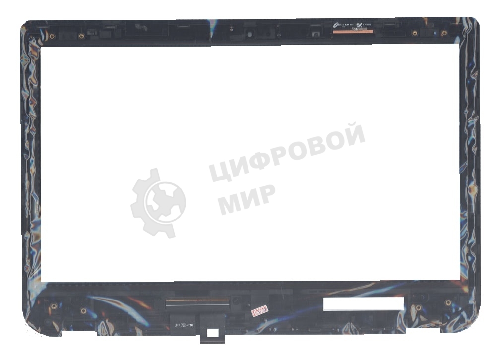 Сенсорное стекло (тачскрин) для Toshiba Satellite U40T S40T, черный с рамкой