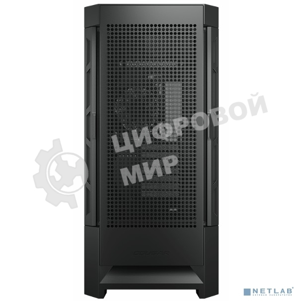 Компьютерный корпус Cougar Airface, 1x120мм Fan, без БП, черный, ATX