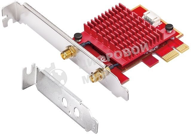 Сетевой адаптер Wi-Fi + Bluetooth Cudy WE3000S АХ5400 PCI Express (ант.внеш.съем) 2ант.