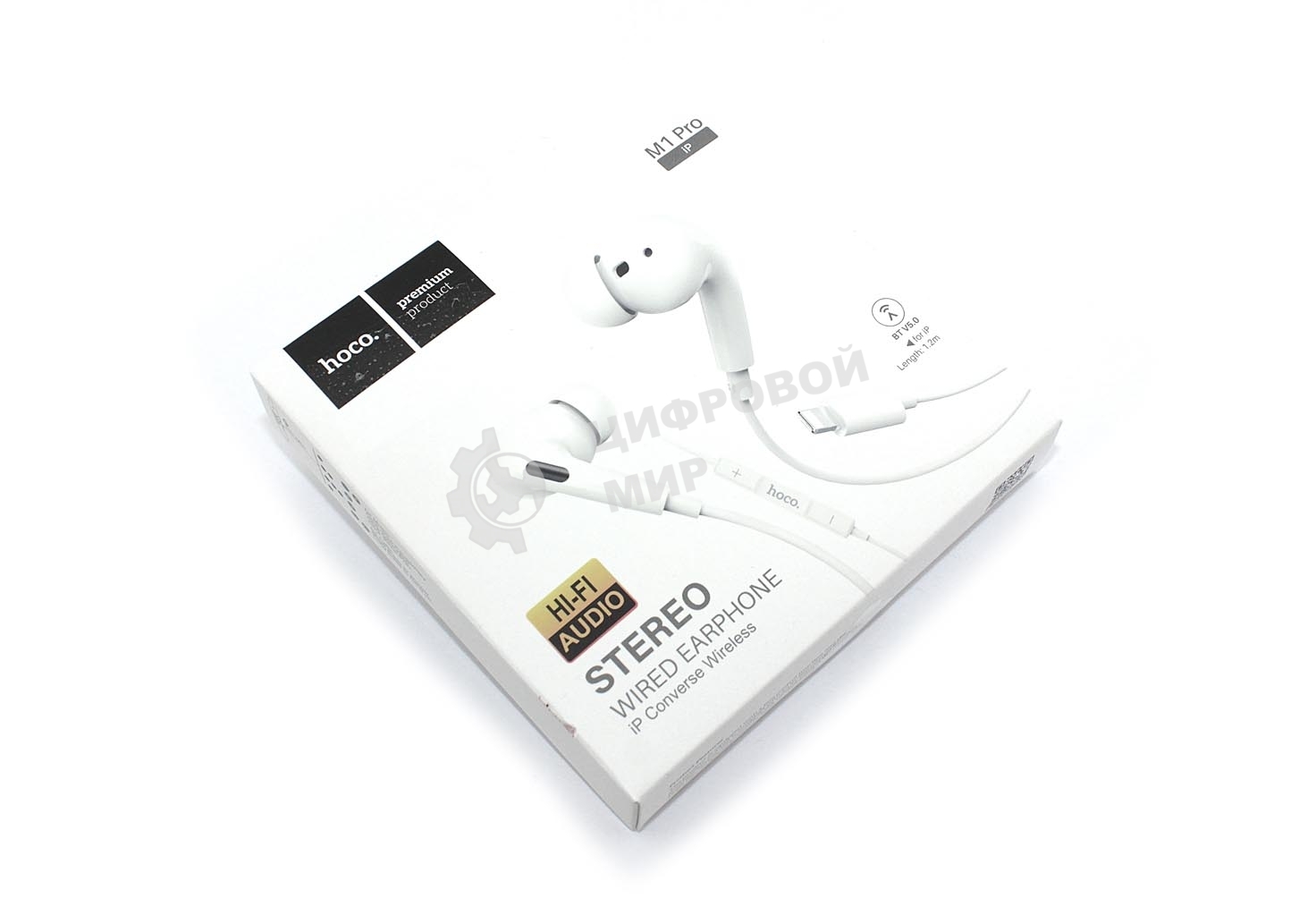Проводные наушники Hoco M1 Pro Original Series белый, вкладыши