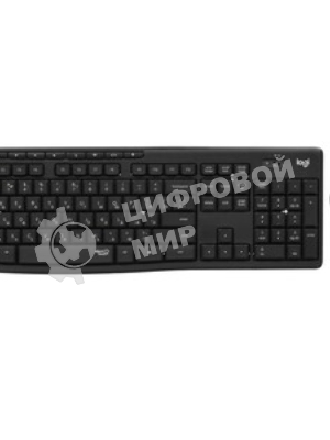 Комплект клавиатура+мышь Logitech MK295 беспроводной, USB, чёрный