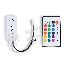 Контроллер GS11601 WIFI Tuya RGB+CCC 10A 12V 120W/ 24V 240W (ПДУ ИК CR2025)