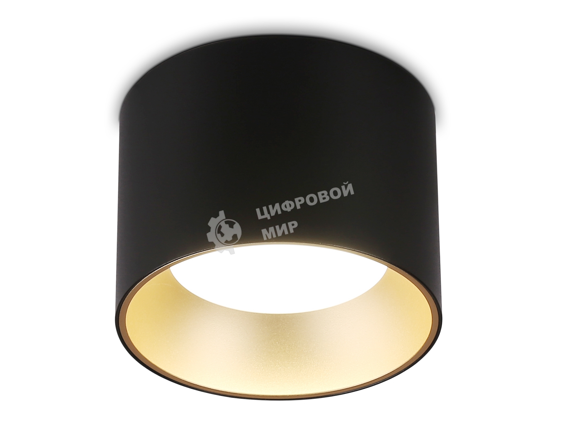 Светильник Ambrella light TN52887 SBK/SGD черный песок/золото песок GX53 max 12W D97*70