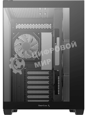 Компьютерный корпус Deepcool CG530 4F черный без БП ATX 2x120мм 2x140мм 2xUSB 2.0 1xUSB 3.0 audio bott PSU