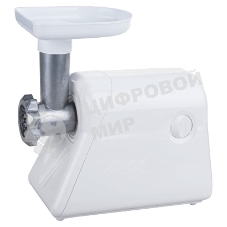 Мясорубка электрическая Ротор Дива ЭМШ 35/300-3 белый, 1500 Вт, 0.6 кг/мин, насадки - 4
