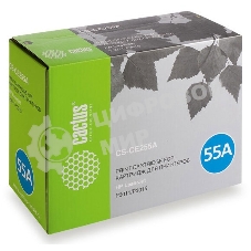 Картридж лазерный Cactus CS-CE255AS черный (6000 стр.) для HP LaserJet P3011/P3015