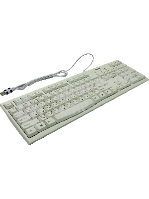 Клавиатура SVEN KB-S300 проводная, USB Type-A, белый